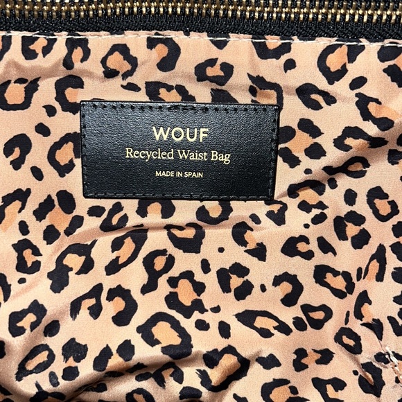 NWOT Anthropology Wouf Leopard Print Crossbody Bag - Picture 3 of 5